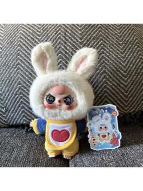 bb3 white bunny fairytale plush pendant
